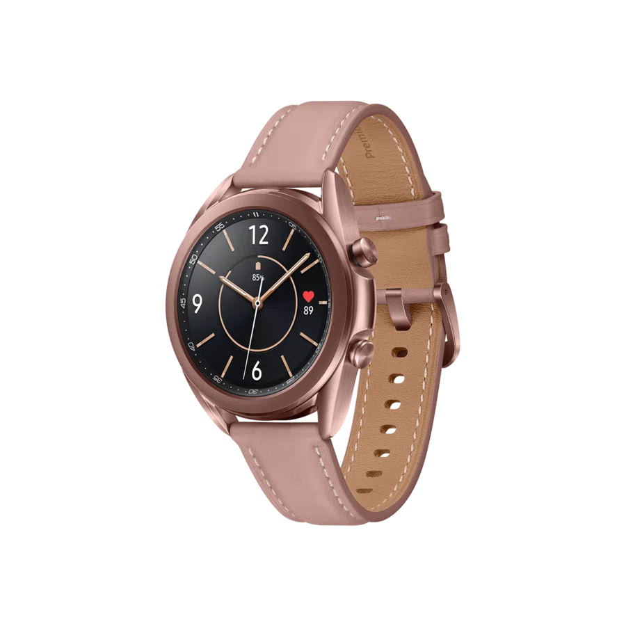 ساعت هوشمند سامسونگ مدل Galaxy Watch3 41mm بند چرمی